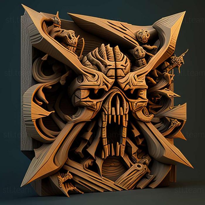 3D model The Chaos Engine game (STL)